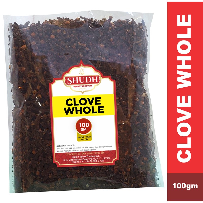 Indian Spice Cloves Whole (Laung) 3.4 oz (100g) , Tea,