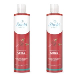 2 Shampoo Chile 530 Ml Sheló Crece Y Fortalece Cabello                                                                                                