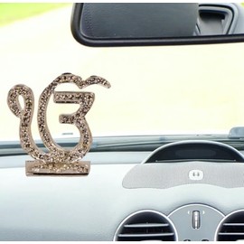 Purpledip Sikh religiöses Symbol 'Ik Onkar' Gott-Is-One Schaustück Statue für Zuhause, Tempel, Bürotisch oder Auto-Armaturenbrett (10136)