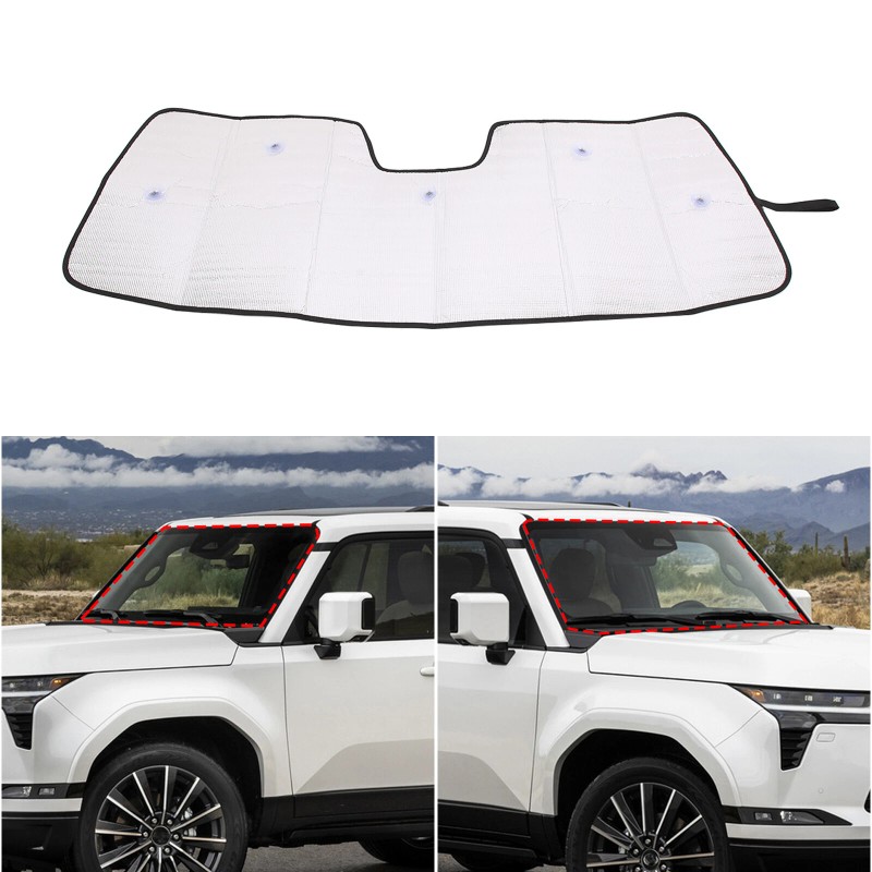 car-attention Front Windshield Cover Sun Shade Protective Cover For Lexus