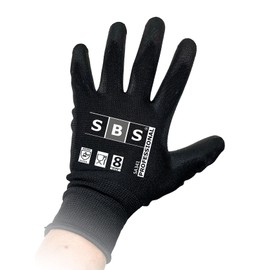 SBS Nylon Gloves Size 7 to 11 Pack of 12 Pairs Work Gloves Protective Gloves