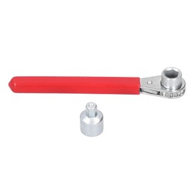 Shkalacar Ratchet Spanner, Battery Terminal Ratchet Wrench with 5/16in 10mm Ratchet Heads, Fits Top Post and Side Terminals, 1/2in Socket for Top Post Terminals