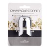 BarCraft Champagne Stopper/Sparkling Wine Saver with Luxury Polished Finish, Stainless