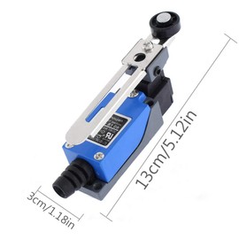 Nuluxi Lever Limit Switch Adjustable Waterproof Limit Switch Beautiful Look Perfect for Electrical Control Switches in Mechanics and Other Industries (Pack of 2)