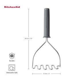 KitchenAid KAS008OHCGG Masher, Stainless Steel, Multicolored