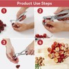 Cherry Corer Remover, Ergonomic Design Cherry Remover, Compact Durable Strong