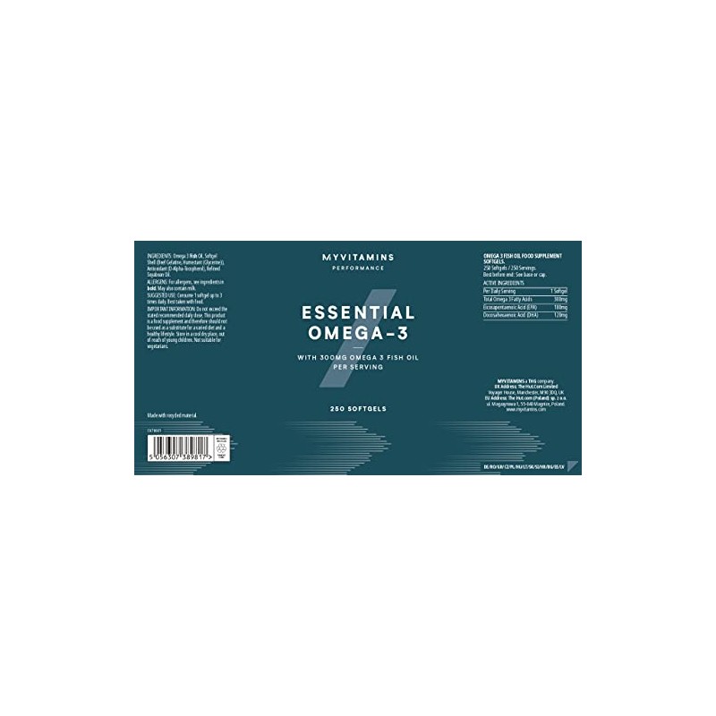 Myvitamins Essential Omega 3 (250 Tabletten)