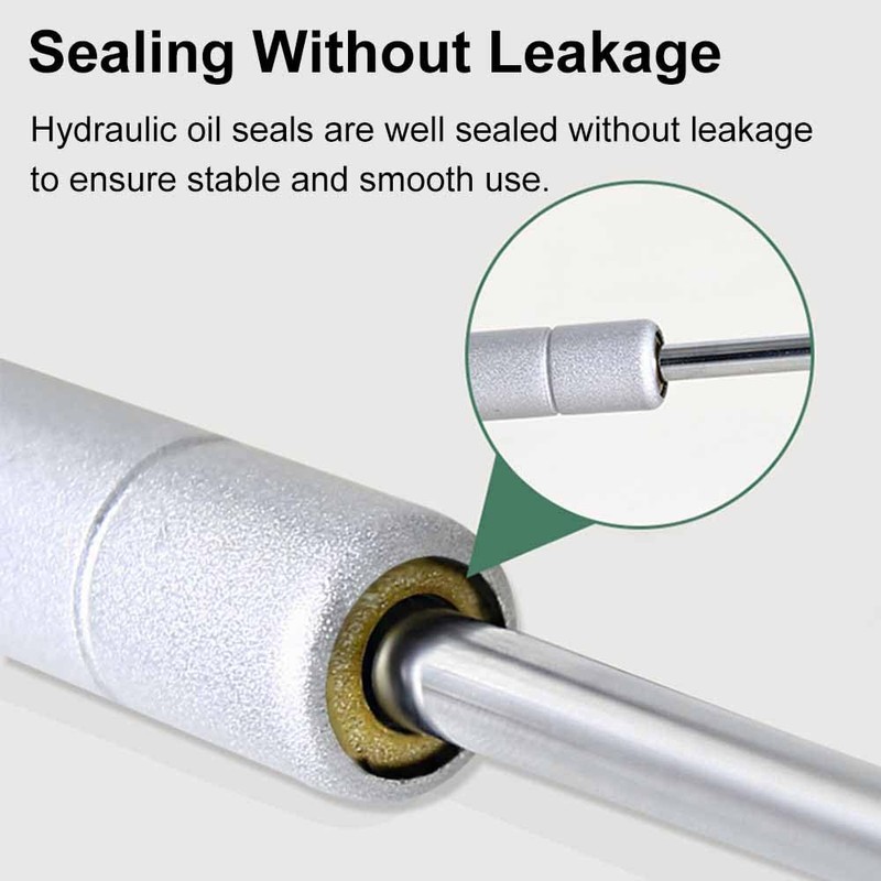 2Pcs 100N Gas Strut, Slow Down Lift Stay Support, Hinge