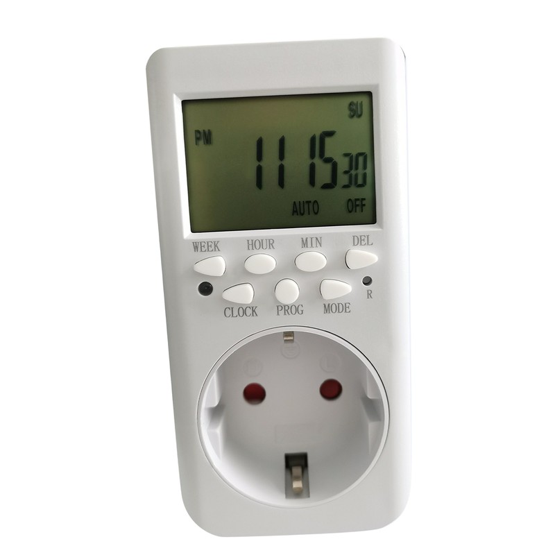 Timer Outlet Electric 24 Hour Indoor Plug in Outlet Timer