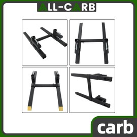 ALL-CARB 2000lbs 43 Heavy Duty Clamp on Pallet Forks, Tractor Bucket Loader Skid Steer, Tractor Attachments, Loader Bucket