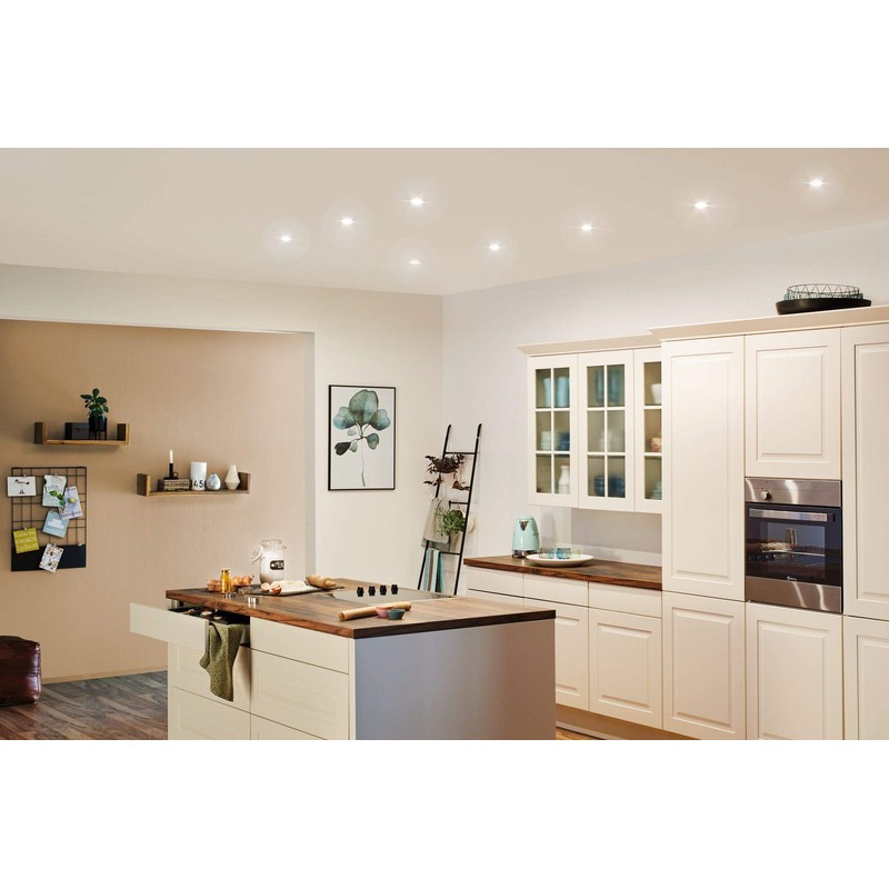 Paulmann Recessed Spotlight, Aluminium, GU5.3, Silver