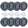 weyleity 8 Pack 5" Shopping Cart Replacement Wheels Kit