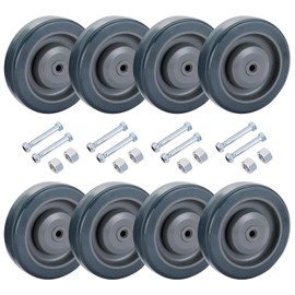 weyleity 8 Pack 5" Shopping Cart Replacement Wheels Kit