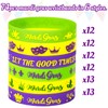 Moon Boat 74PCS Mardi Gras Accessories Bulk Parade Throws Rubber