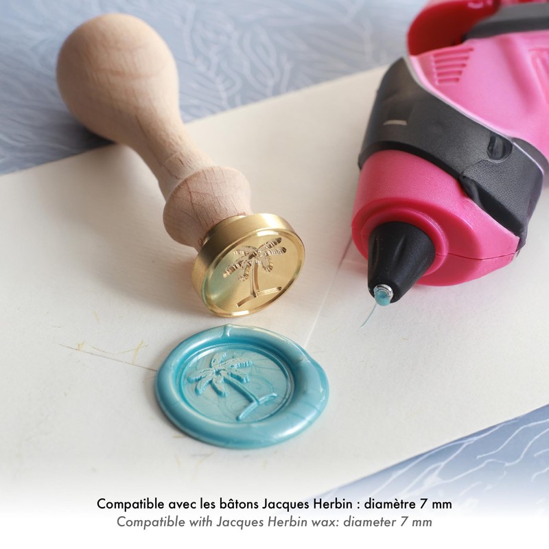 J. Herbin 48200T Small Wax Gun, Soft Wax (Purple)