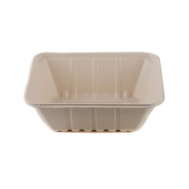54oz Deep Disposable Rectangle Bowls with Fiber Lids [125 PACK] - 100% Biodegradable Sugarcane Bagasse Bamboo Fibers Sturdy Compostable Eco Friendly Environmental Paper Alternative Tree Free