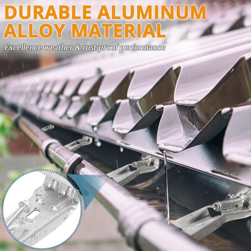 5 Inch Roofing Gutter Hangers, Quick Screw Hidden Gutter Support