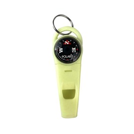 POLARIS Waterproof Glow in The Dark Micro Whistle-Compass 1