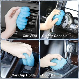 SB Parts Cleaning Gel for Car, Universal Detailing Automotive Dust, Detail Removal Cleaning Keyboard Cleaner for Car Vents, PC, Laptops, Home Appliance, (Blue)… (2)