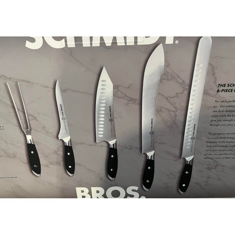 BBQ Knife Set .Cut Board/6 pieces