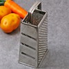 Stainless steel cheese grater square container grater lemon zester /