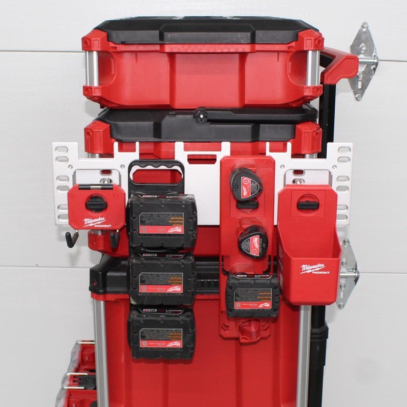 Alpha Engineered Packout Mount - Milwaukee Packout Front and Side