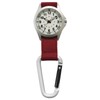 Kleffer Men's Pocket Watch, Carabiner Watch, Waterproof, Luminous, Analog, Nylon
