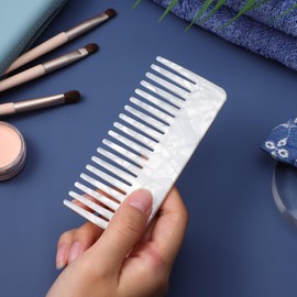 Luxshiny Acetate Women Wide Tooth Comb: Detangling Comb Large Toothed Hair Comb Widetooth Shower Comb for Pocket for Thick Curly Wet Hair