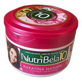 Nutribela 10 Tratamiento Capilar Keratina Natural 300g Suavi