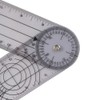 Medical 8.5" Goniometer Plastic Ruler,JENABOM 360° Professional Joint Orthopedics Body