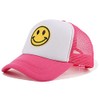 RUINUO Smile Face Baseball Cap Adjustable Trucker Hat Smile Foam