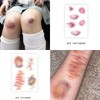 Halloween Makeup Temporary Tattoo Stickers: Realistic Scars for Holiday Parties 10*14/Section A 50ea