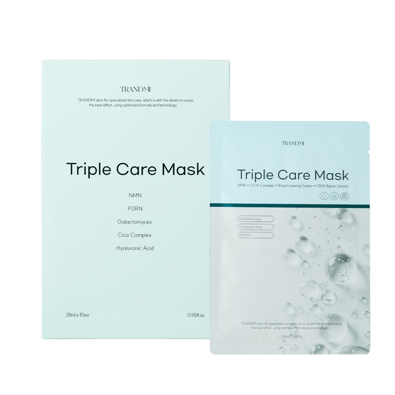 Trend Me Triple Care Mask Pack 28g 10 sheets /