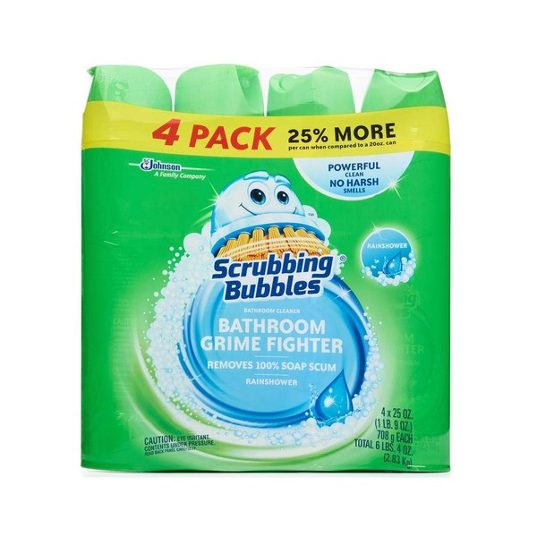 Scrubbing Bubbles 39572 Dow Bathroom Cleaner, 25 ounces (Pack of 4)