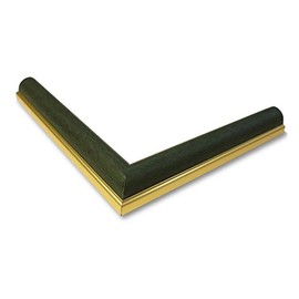 Square Frame BH-18F Acrylic 13.8 x 13.8 inches (350 x 350 mm) Green (GR) with Wall Button Hooks (M-080)