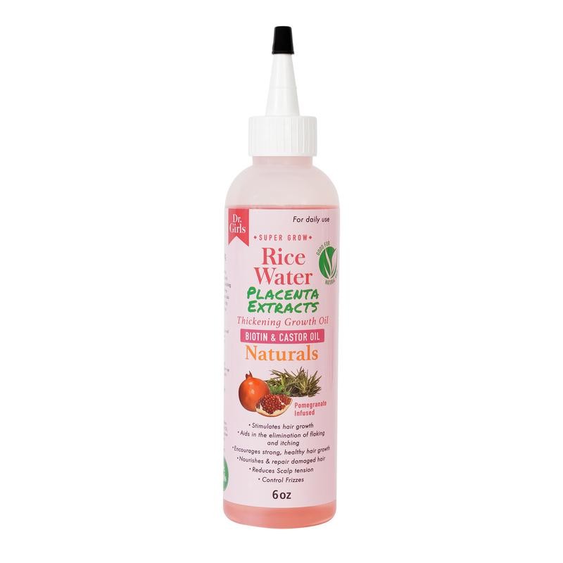 Dr.Girls More Volume Rice Water Hair Oil 6oz - Specification: