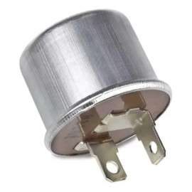 Flasher Destellador Thermico 2 Pines 12v Aluminio Universal                                                                                           