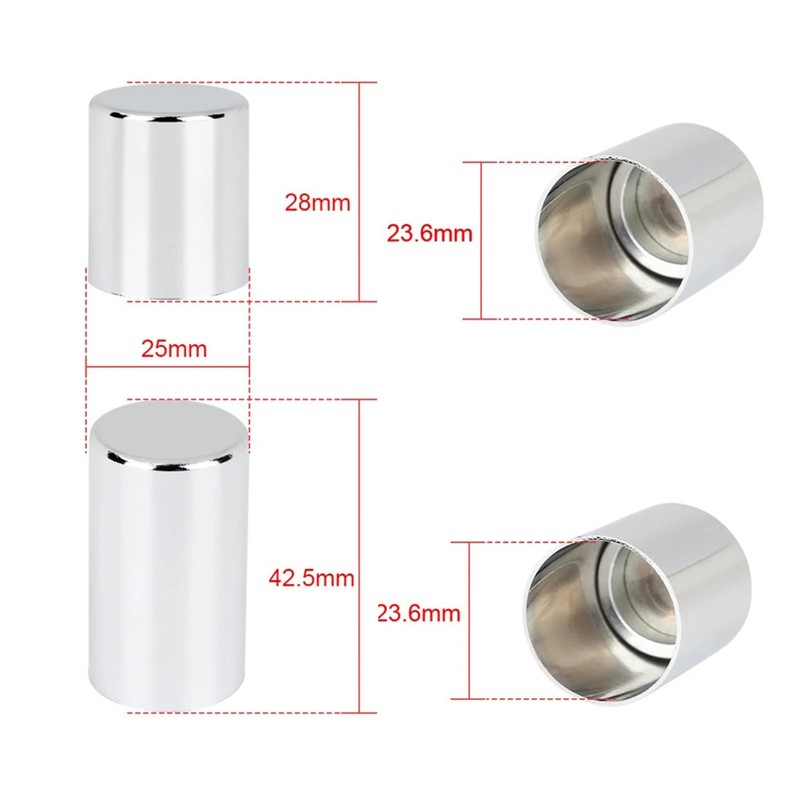 Motorcycle Sissy Bar Luggage Racks Docking Hardware Point Cover Kit