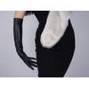 DooWay Long Gloves Women Touchscreen Faux Lambskin Leather Over Elbow