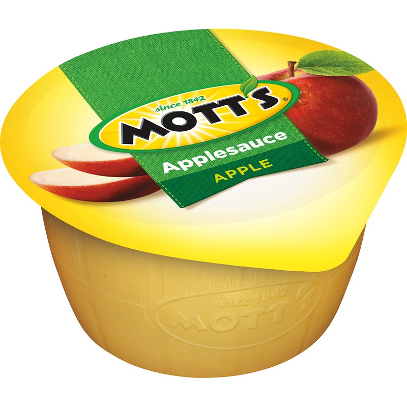 Mott's Applesauce, 4 Oz Cups, 18 Count, No Artificial Flavors,
