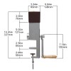 Kitchen Crop Grain Mill Wheat Flour Grinder, Stainless Steel Metal
