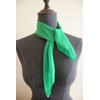 Solid Color Chiffon Square Head Scarf Blend Neckerchief (Green)