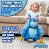 WADDLE Bouncy Animal Hopper - Inflatable Hopping Animals, Indoors and