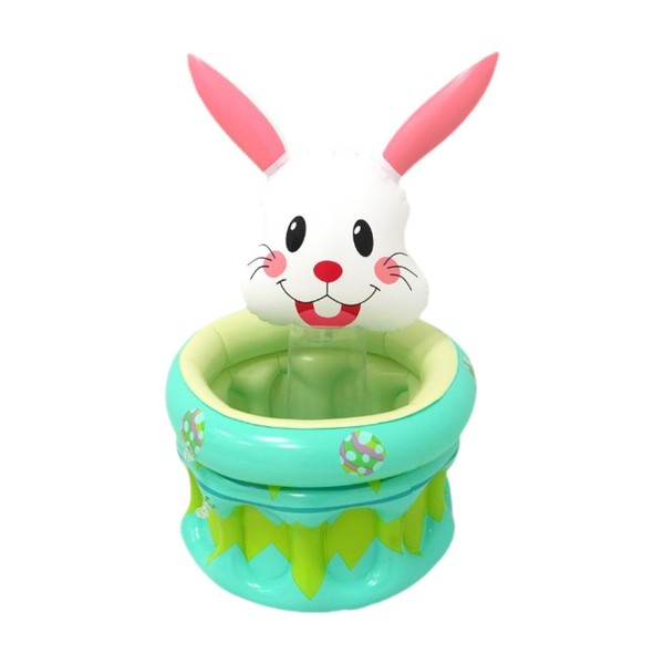 LOVIVER Inflatable Pool Party Cooler, Easter Bunny Ice Bucket, PVC