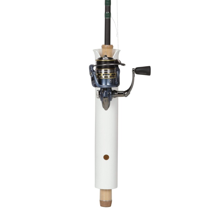 attwood 12708-2 PVC Rod Holder Storage, White PVC Construction, 9