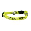LARRYROO Cat Collar With DO NOT FEED Print - Soft
