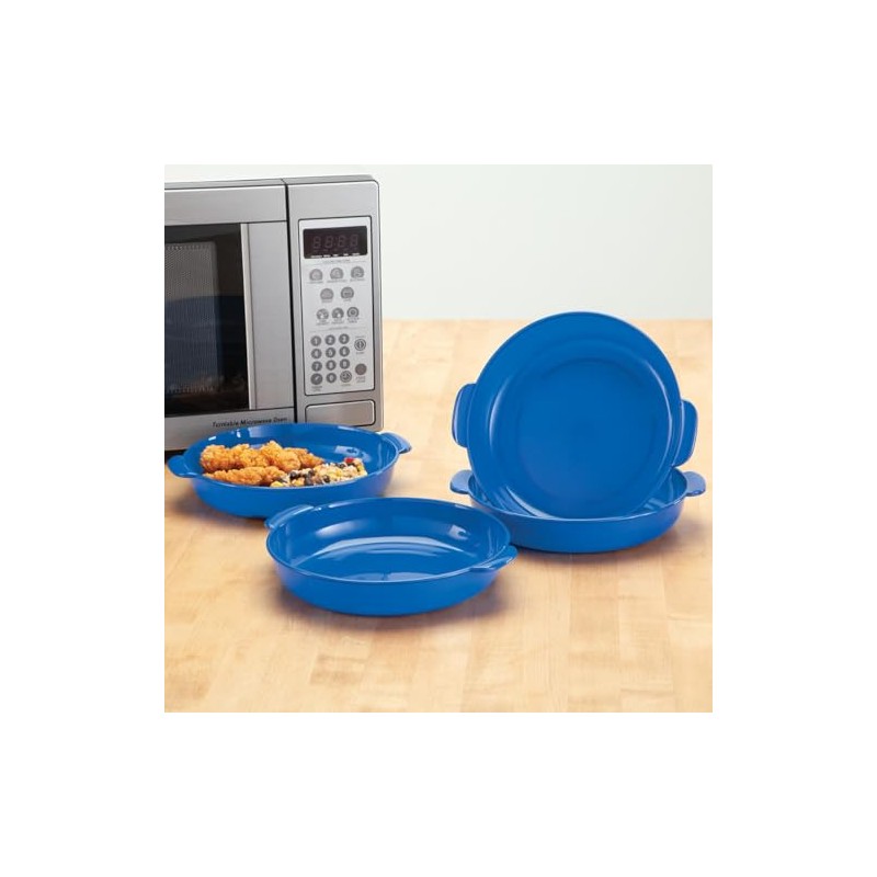 Fox Valley Traders Set of 4 Microwave Plates by Chef's