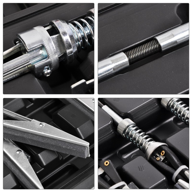 Engine Cylinder Honing Tool Kit with Grinding and Polishing Stones,