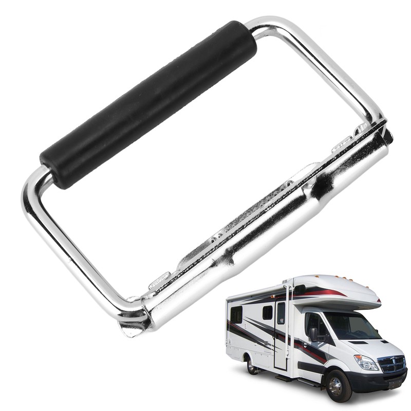 RV Door Handle Stainless Steel Fold Away Grab Handle RV
