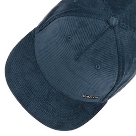 Barts Tenkan Flat Brim Cord Cap Baseball Cap Cotton Cap Snapback, darkblue